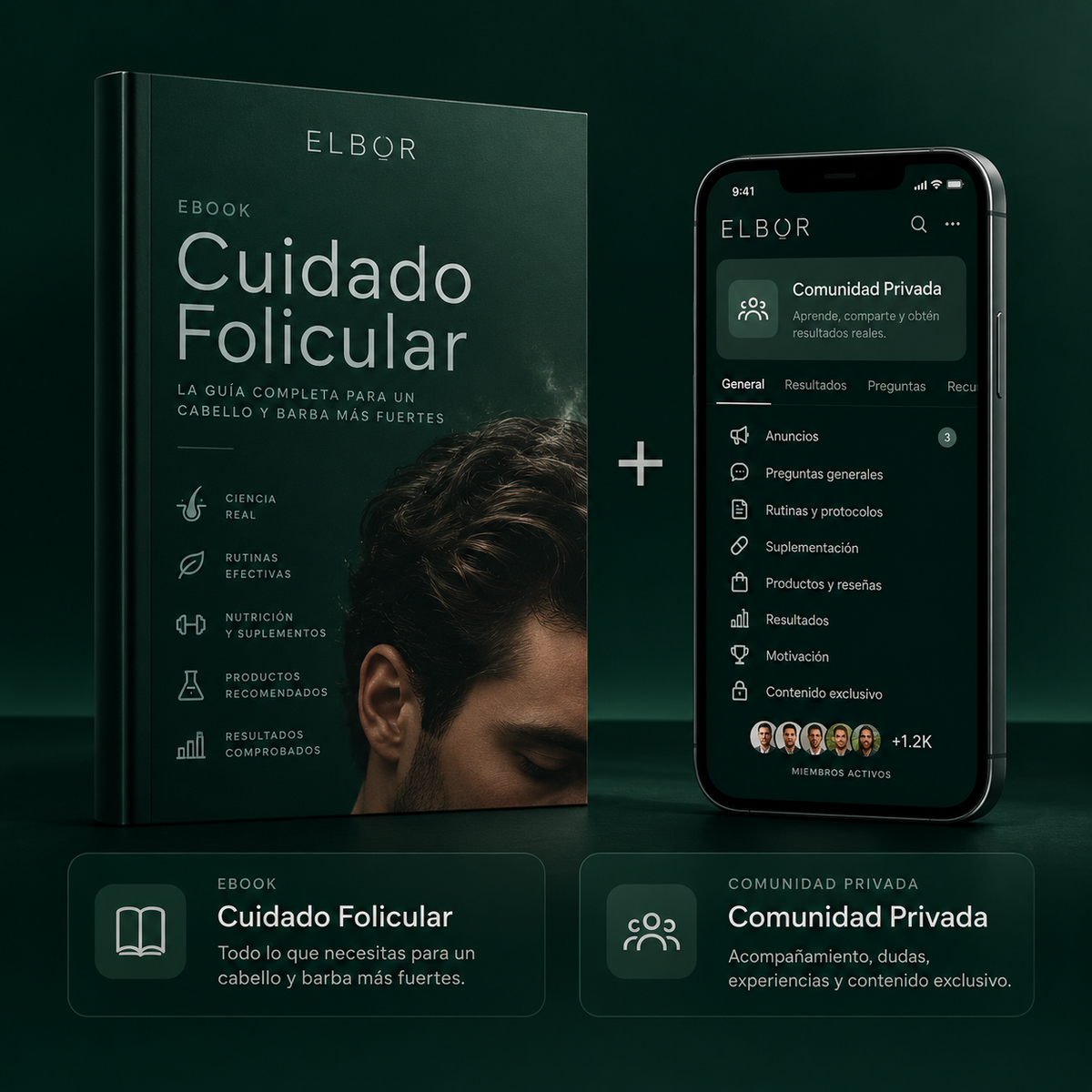 Rutina de cuidado y crecimiento capilar + comunidad privada